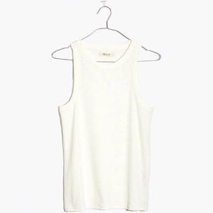 Madewell Westville Tank Top in Bright Ivory